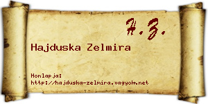 Hajduska Zelmira névjegykártya